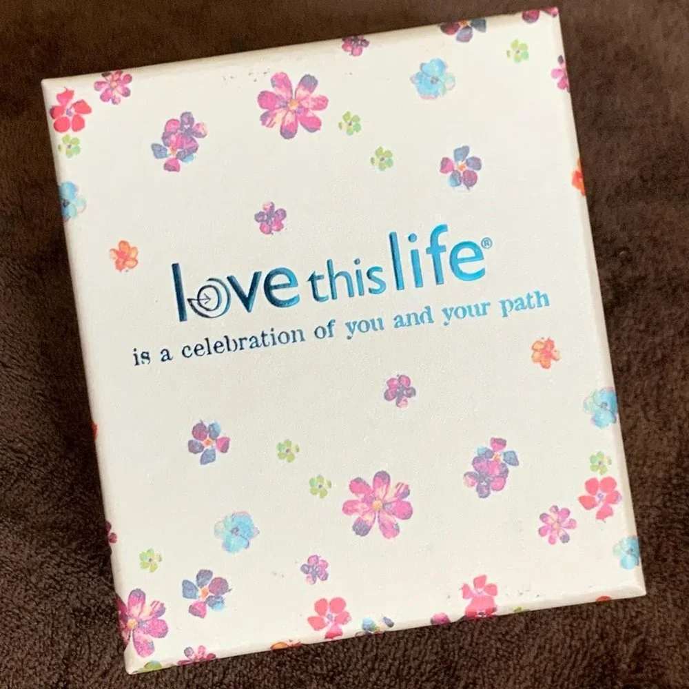 Love The Life Be Beautiful Silver Bangle